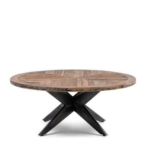 [62623] Table Basse Ronde - Bois & Métal