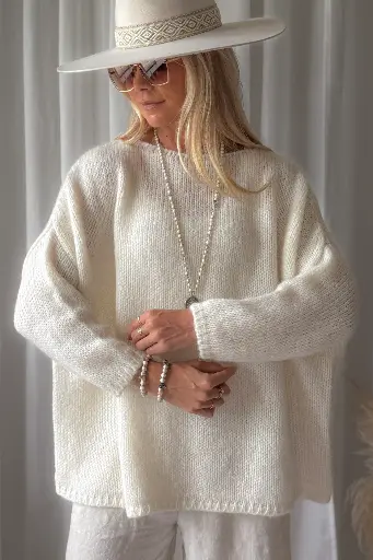 BYPIAS - Pull Lise (off white)