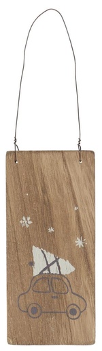 [53096] Pancarte de Noël - Voiture